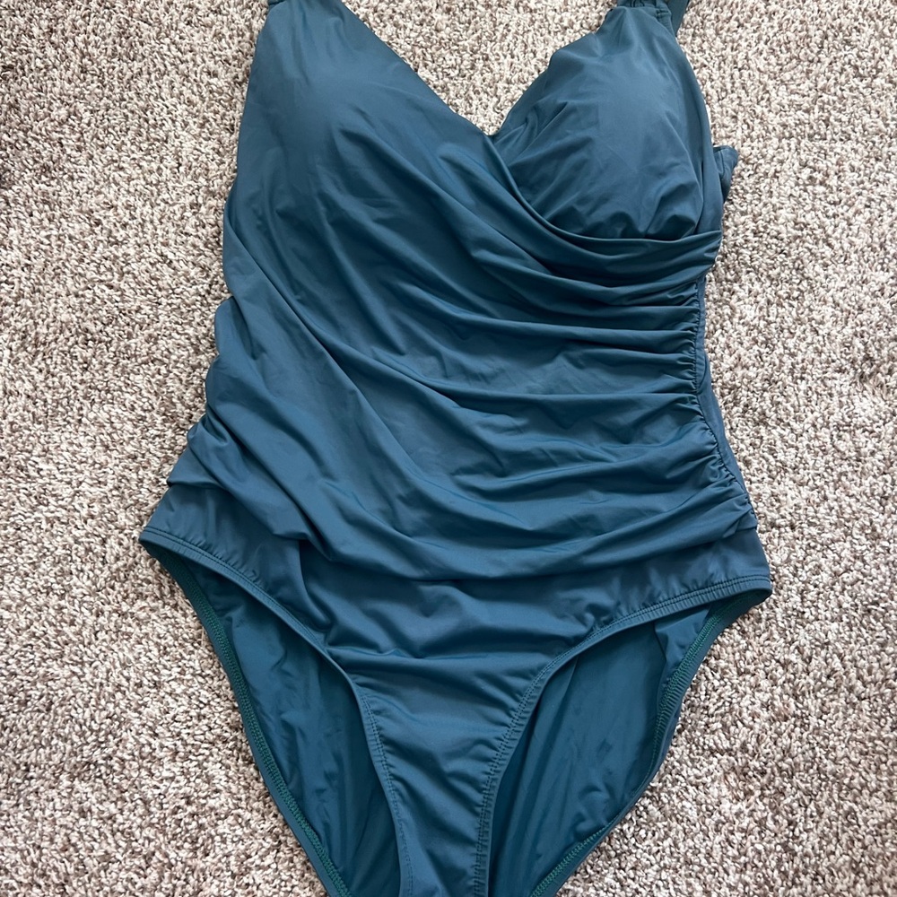 Jantzen Teal One Piece Swimsuit